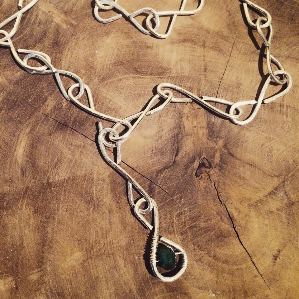 Silver Infinity link Chain
