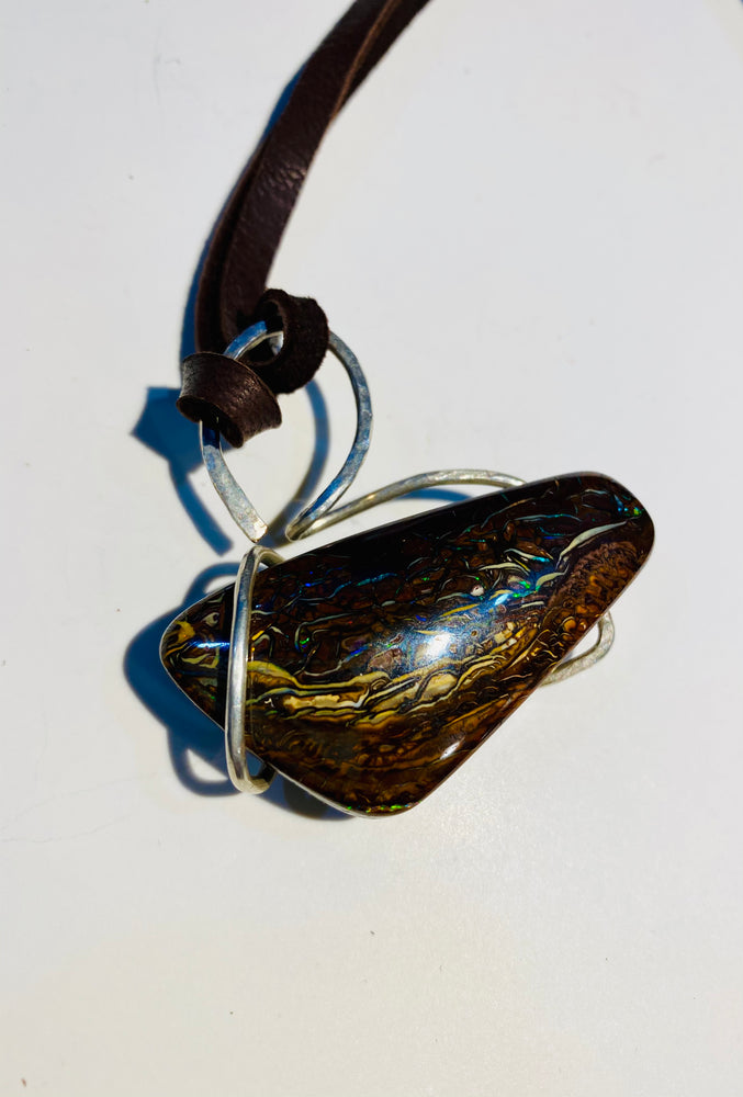 Koroit Boulder Opal Pendant